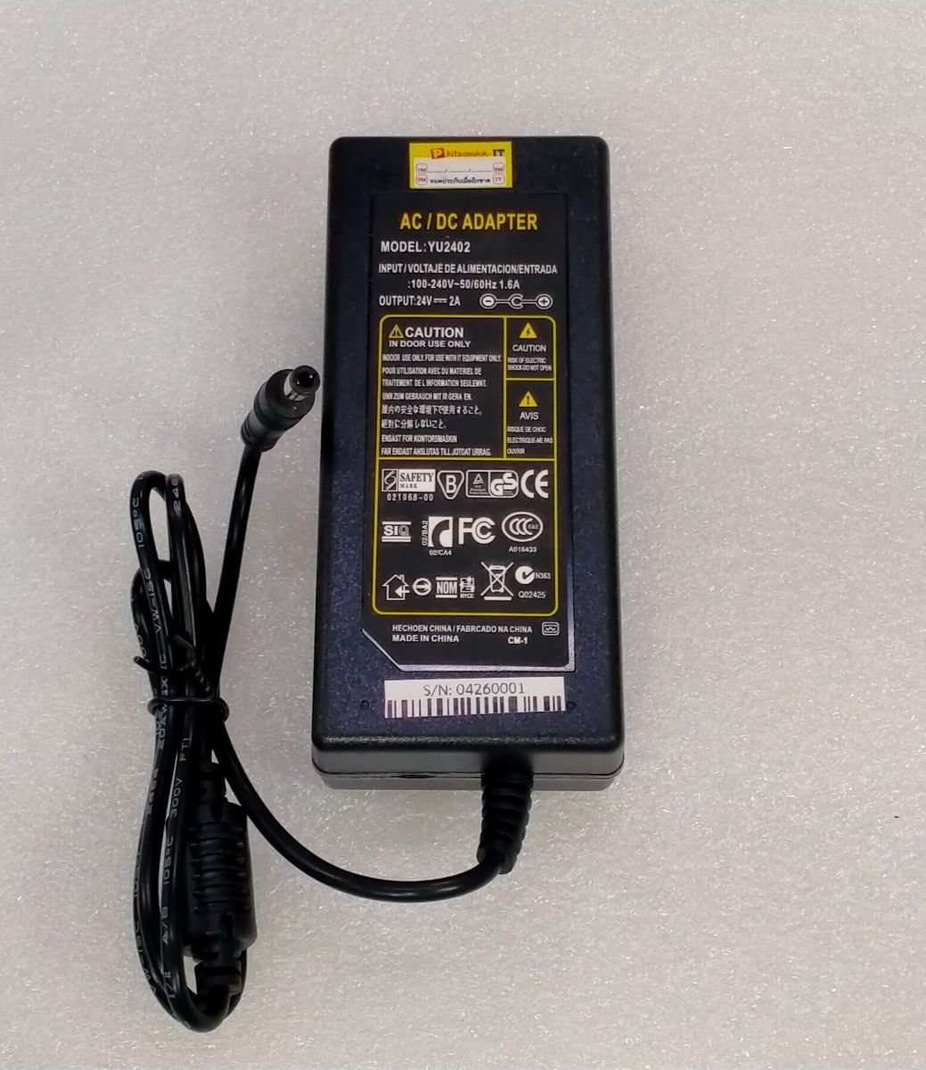 Adapter ทั่วไป 24V 2A(5.5*2.5)oem