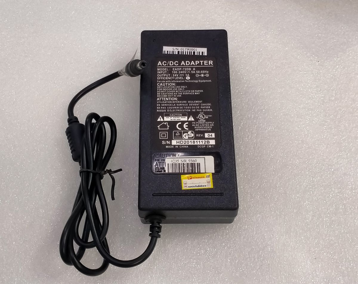 Adapter ทั่วไป 24V 3A(5.5*2.5)oem