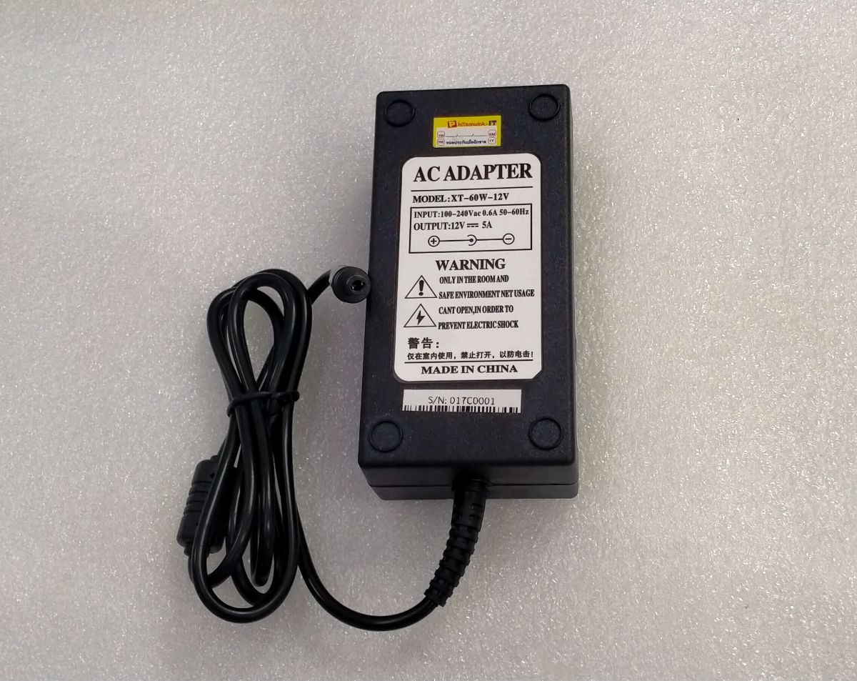 Adapter ทั่วไป 12V 5A(5.5*2.5)oem
